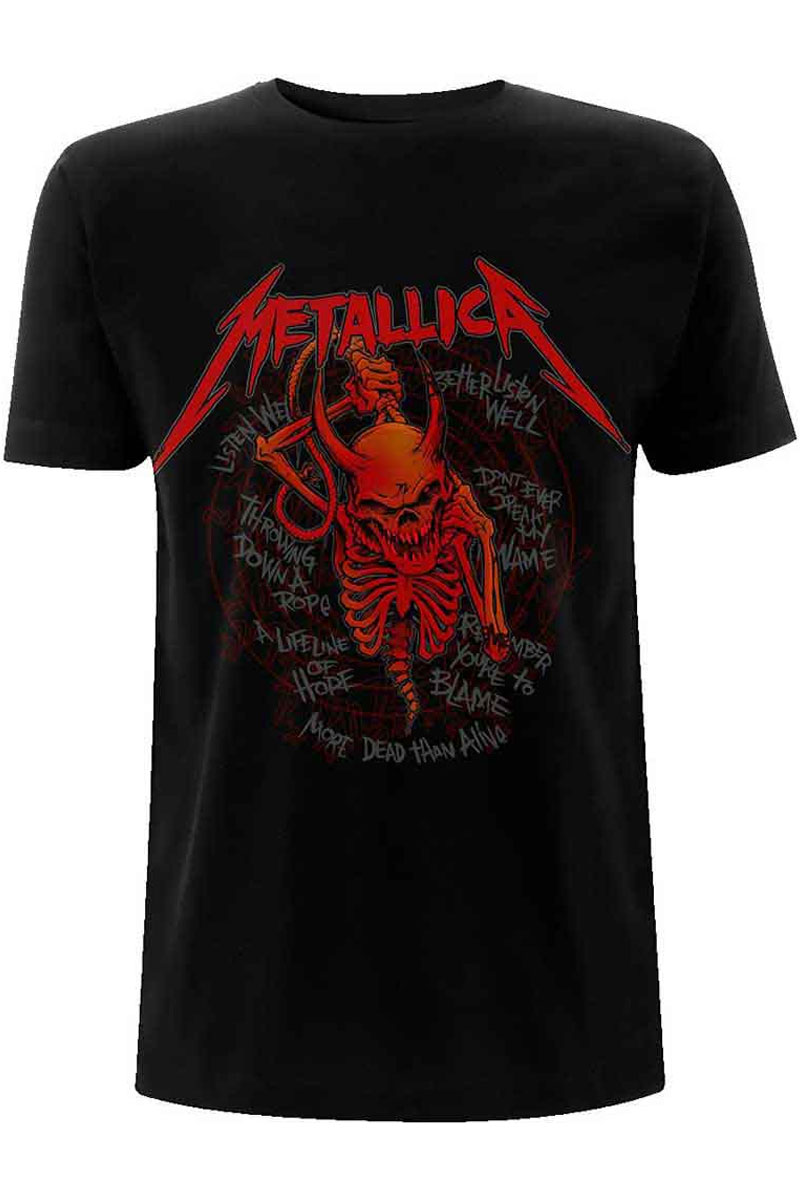 【予約商品】 METALLICA バンドTシャツ ユニセックス : SKULL SCREAMING RED 72 SEASONS (BACK PRINT)
