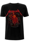 【予約商品】 METALLICA バンドTシャツ ユニセックス : SKULL SCREAMING RED 72 SEASONS (BACK PRINT)