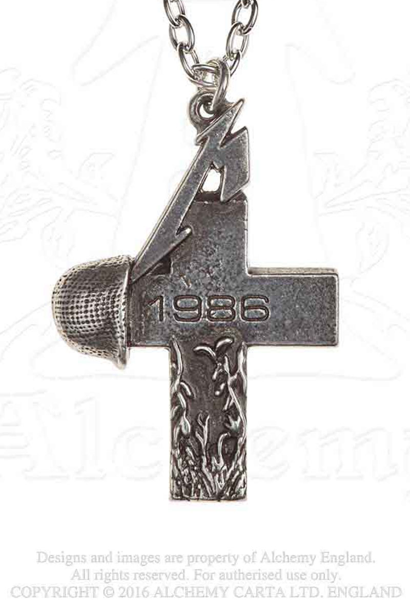 【予約商品】 METALLICA PENDANT: MASTER OF PUPPETS 1986 CROSS