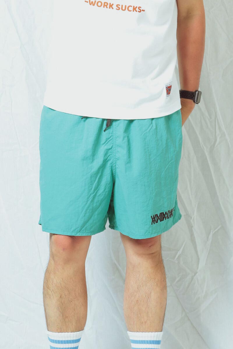 ANIMALIA (アニマリア) EASY NYLON SHORTS LIME GREEN