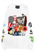 SAMURAI CORE　コラージュLS TEE　WHITE