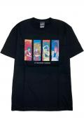 FACT101(ファクト・イチマルイチ) 「恐竜生活」Tシャツ BLACK