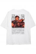FACT101(ファクト・イチマルイチ) 「あーめんどくせ」ビッグTシャツ WHITE