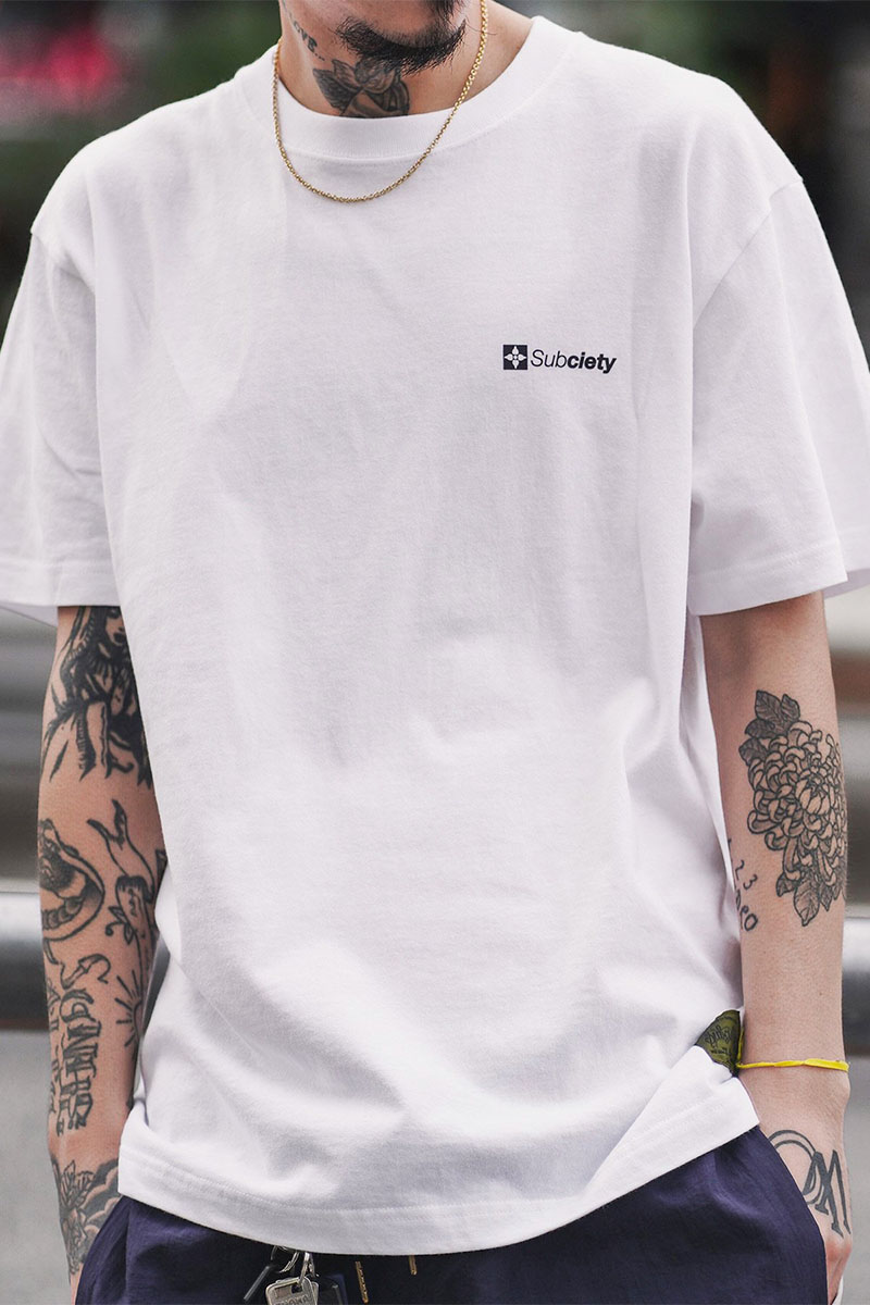 Subciety (サブサエティ) CLASSIC S/S WHITE