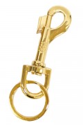 REBEL8 CLIP KEYCHAIN GOLD