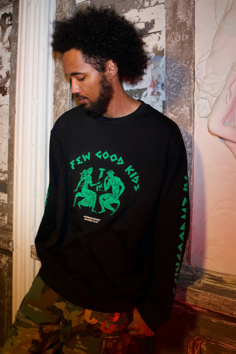 A FEW GOOD KIDS (アフューグッドキッズ) DATING CLUB LONG SLEEVE BLACK