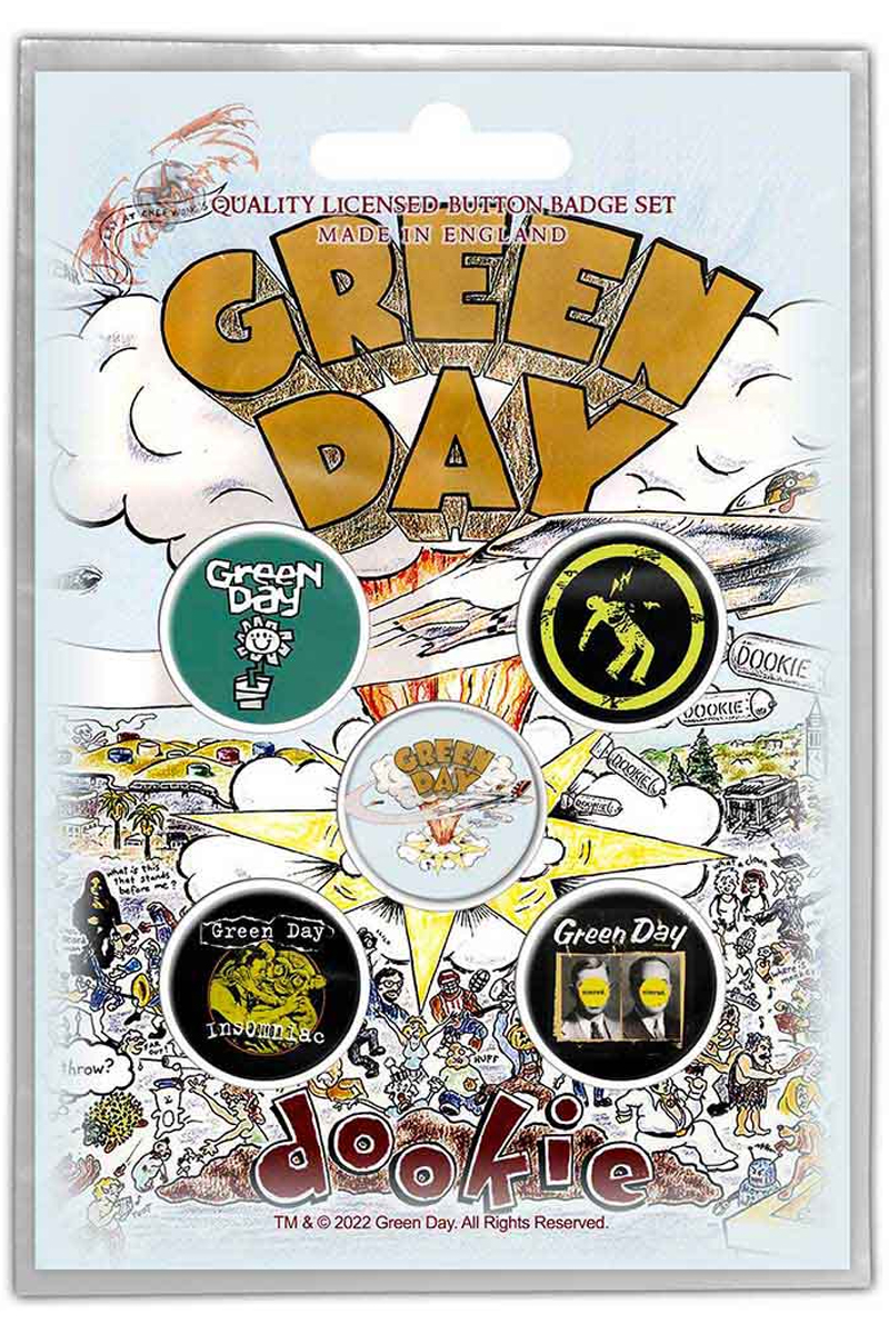 【予約商品】GREEN DAY BUTTON BADGE PACK: DOOKIE