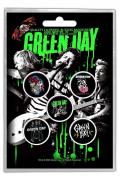 GREEN DAY BUTTON BADGE PACK: REVOLUTION