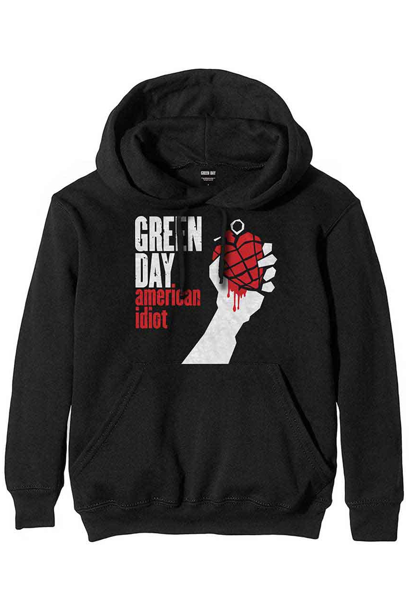GREEN DAY UNISEX PULLOVER HOODIE: AMERICAN IDIOT
