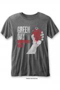 【予約商品】GREEN DAY バンドTシャツ ユニセックス : AMERICAN IDIOT VINTAGE (BURNOUT)