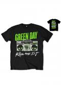 GREEN DAY UNISEX T-SHIRT: KILL THE DJ (BACK PRINT)