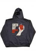 GREEN DAY UNISEX ZIPPED HOODIE: AMERICAN IDIOT (BACK PRINT)