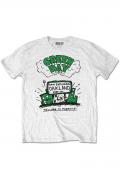 GREEN DAY バンドTシャツ ユニセックス : WELCOME TO PARADISE WHITE