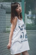 GoneR (ゴナー) GR18TK001 Hibiscus 57 Tank-Top White