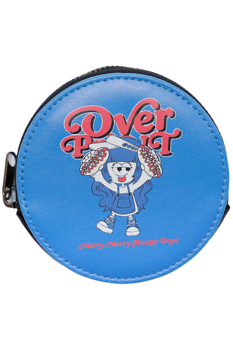 over print (オーバー・プリント) MERRY MERRY Coin Case - Blue