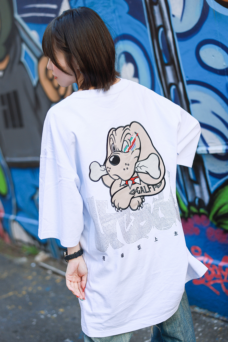 UtaGe!×GALFY×ゲキクロ・コラボ 宴のギラギラTシャツ-White