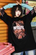 CMP LABEL (シーエムピーレーベル) CHAOTIC SCULPTURE oversized T-shirt