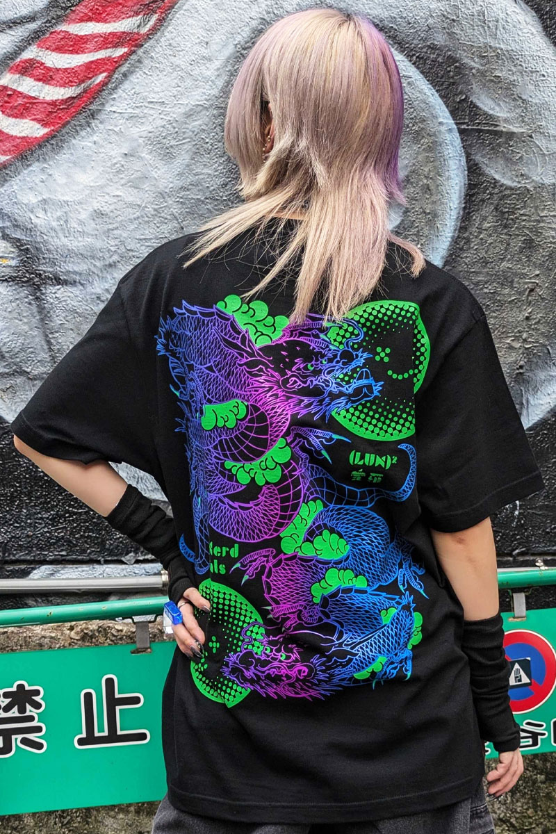 ナードギャルるんるん 阿吽の龍 Shortsleeve