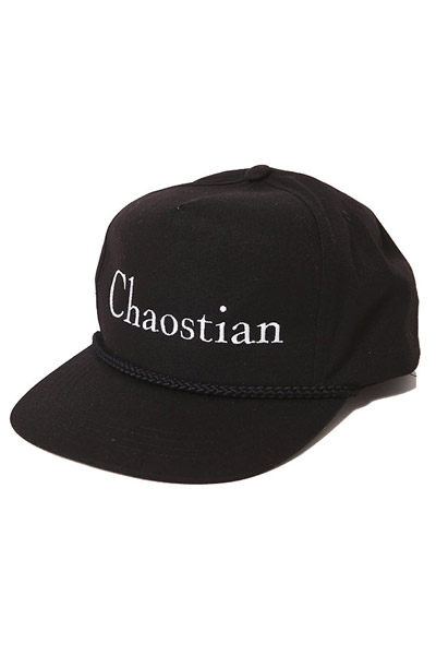 SILLENT FROM ME CHAOSTIAN -Braid Cap- BLACK