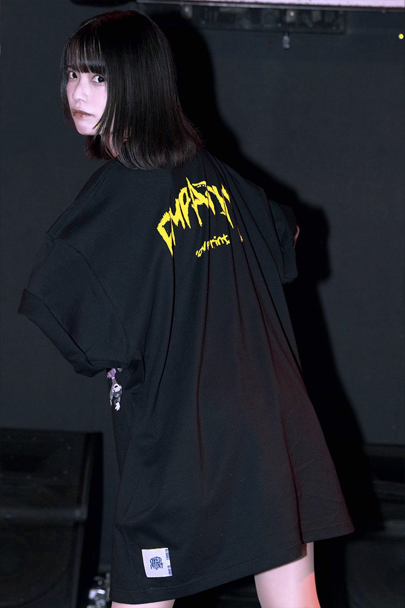 EMPATHY×over print Tシャツ　YELLOW
