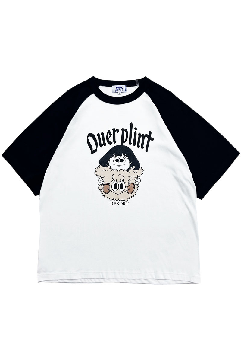over print (オーバープリント) BEAR Tee