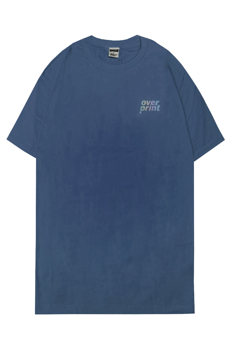 over print (オーバープリント) over Tee NAVY