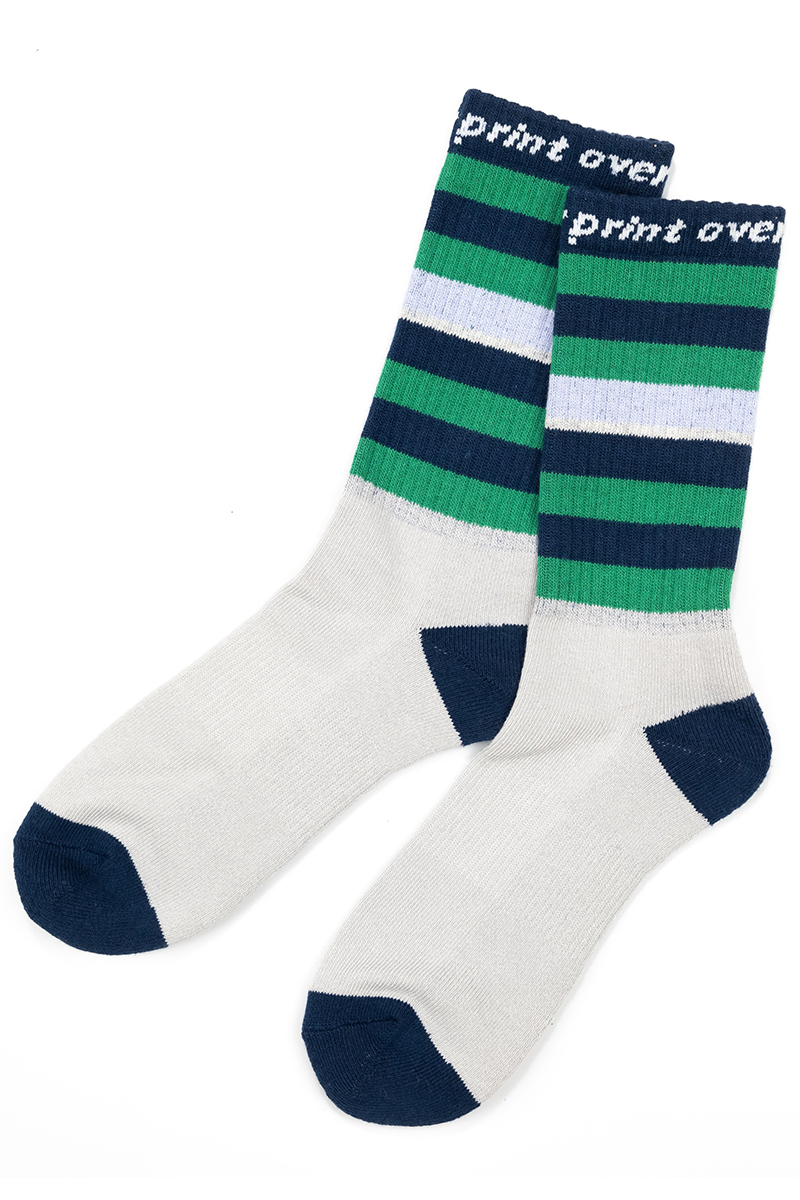 over print (オーバープリント) boader hi sox (green)