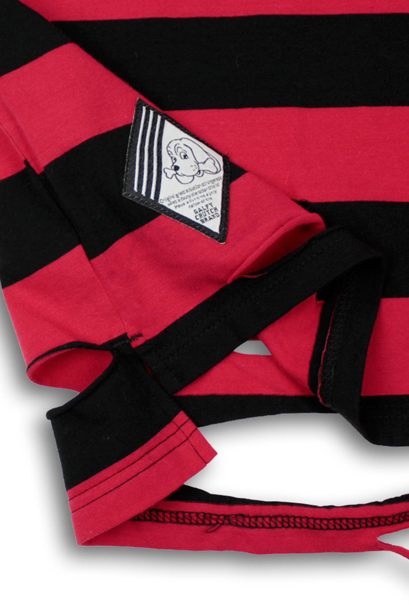 GALFY (ガルフィー) ビリビリボーダー ロンTee RED/BLACK GALFY (ガルフィー) ビリビリボーダー ロンTee RED/BLACK