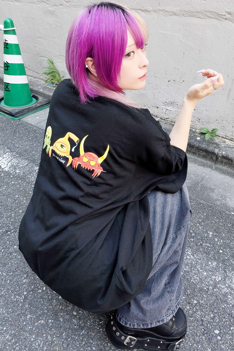 TOY MACHINE (トイマシーン) 〈HEAVY WEIGHT〉FENCE SS TEE - Black