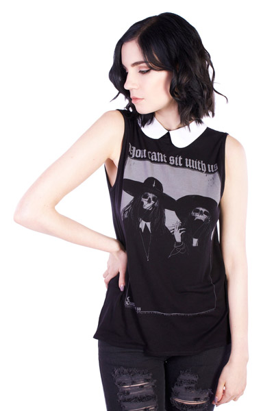 DISTURBIA CLOTHING Can't Sit With Us Top