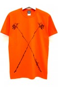 GoneR Rose『X』 T-Shirts Orange