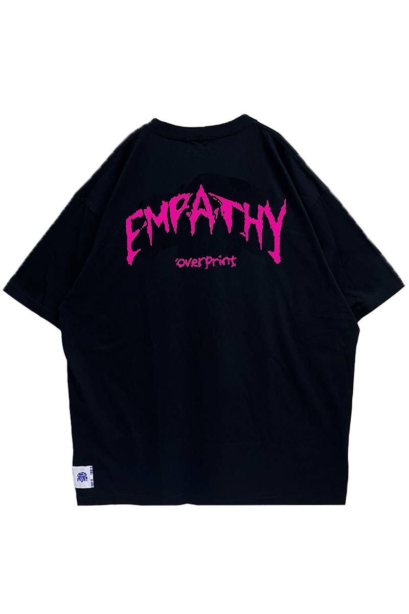 【通販限定】EMPATHY×over print Tシャツ　VIOLET PINK