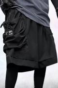 吉業重工 (ヨシワザジュウコウ) トレンディブランドルーズパンツ BLACK