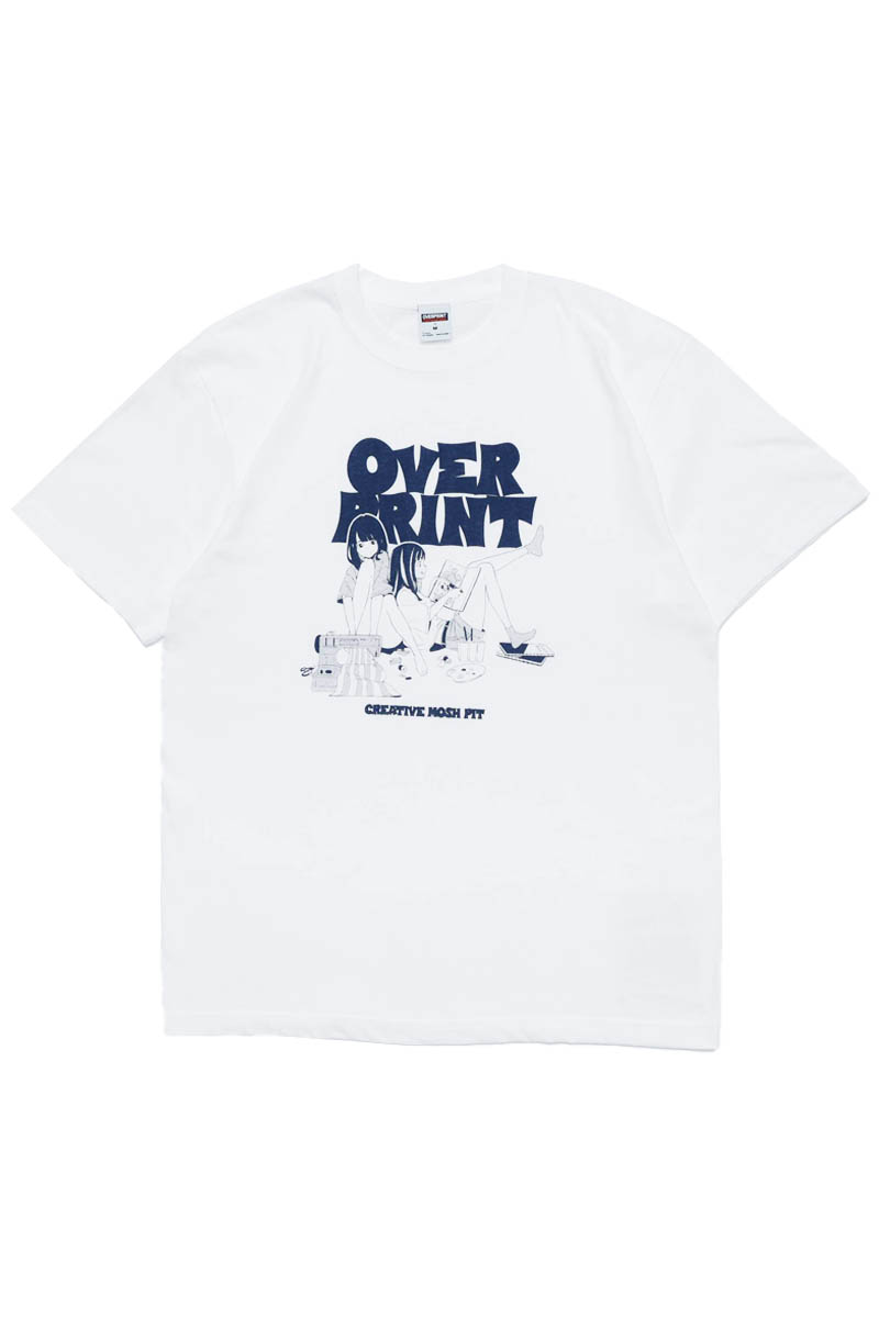 over print (オーバー・プリント) ART JAM Tee - White