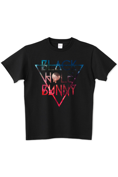 BLACK HOLE BUNNY Tシャツ ▽ BLACK
