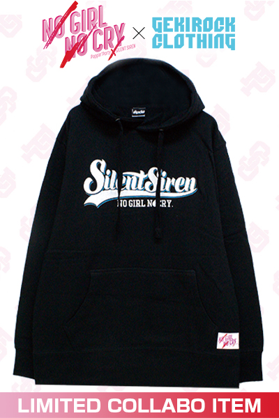 【ゲキクロ限定】SILENT SIREN "NO GIRL NO CRY" Pullover Designed by RIPDW BLUE