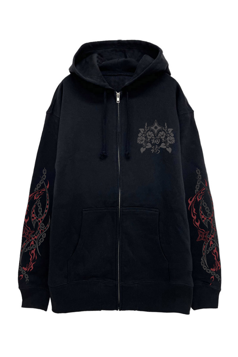 【予約商品】朝ノ瑠璃×東京13零式×ゲキクロ コラボ・ジップ・アップ・パーカー