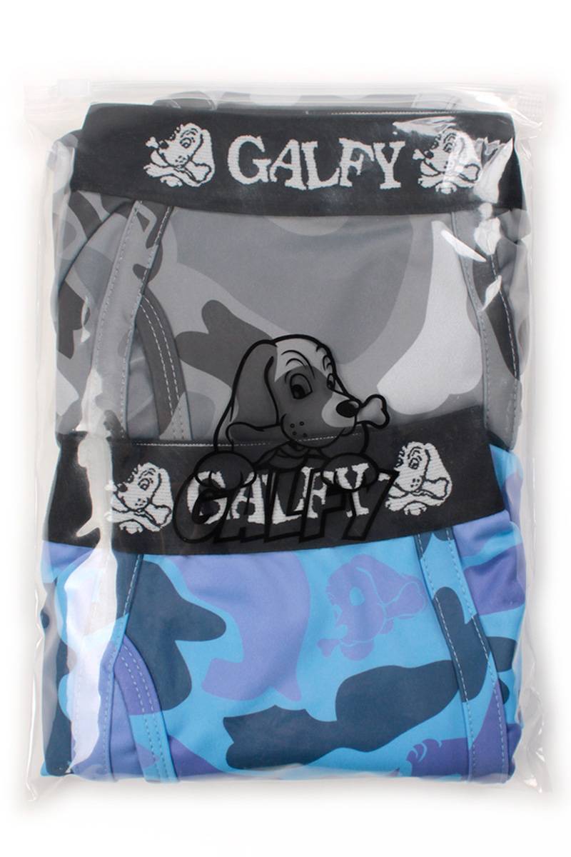 GALFY (ガルフィー) 犬カモボクサーパンツ - Blue & Gray