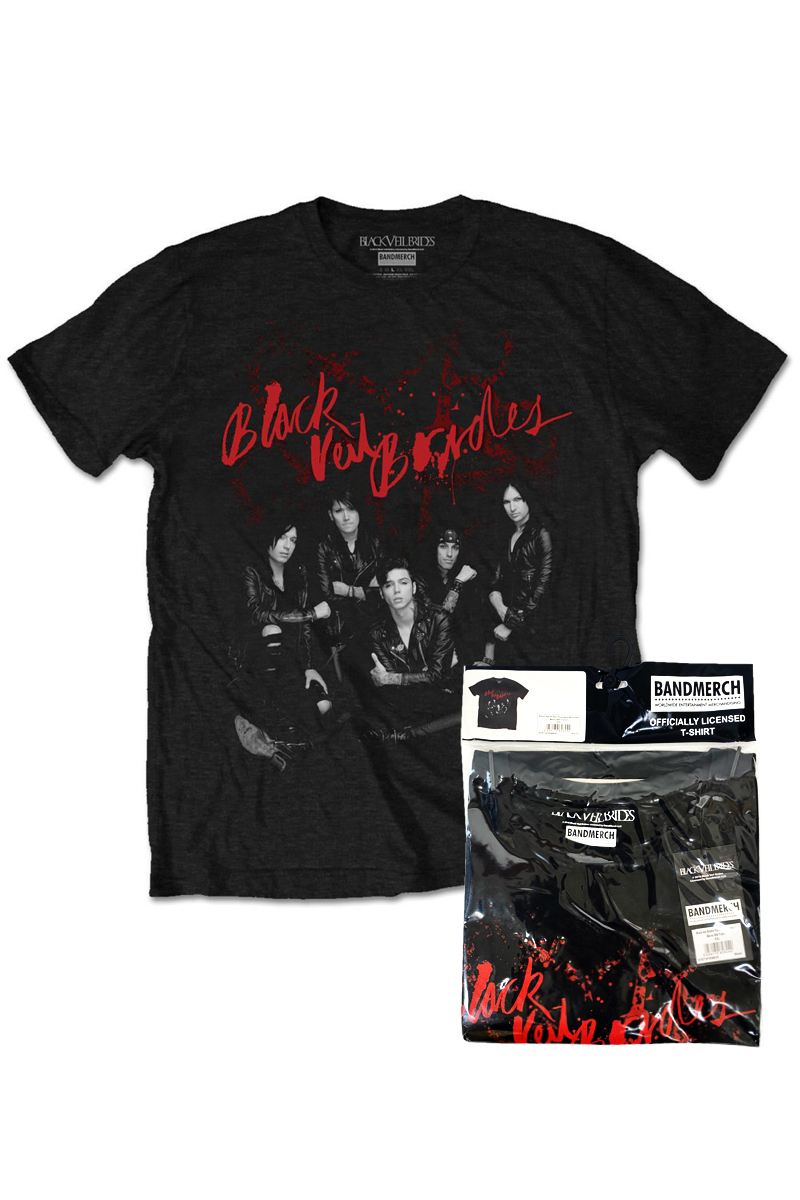 BLACK VEIL BRIDES UNISEX TEE: WOUNDED (RETAIL PACK)