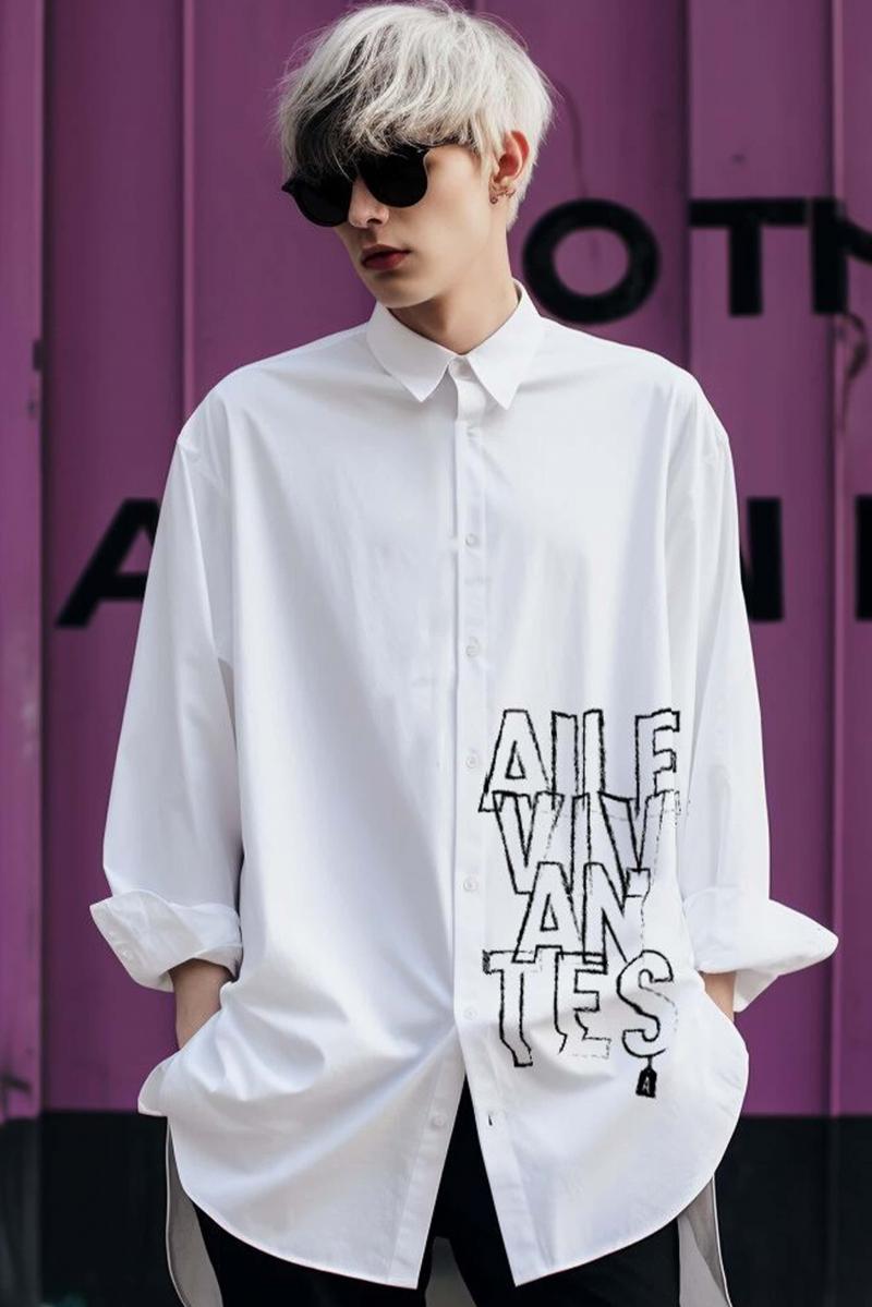 AILE VIVANTES(エイルヴィヴァンテス) 513 - long shirt - white
