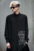 AILE VIVANTES(エイルヴィヴァンテス) 513 - long shirt - black