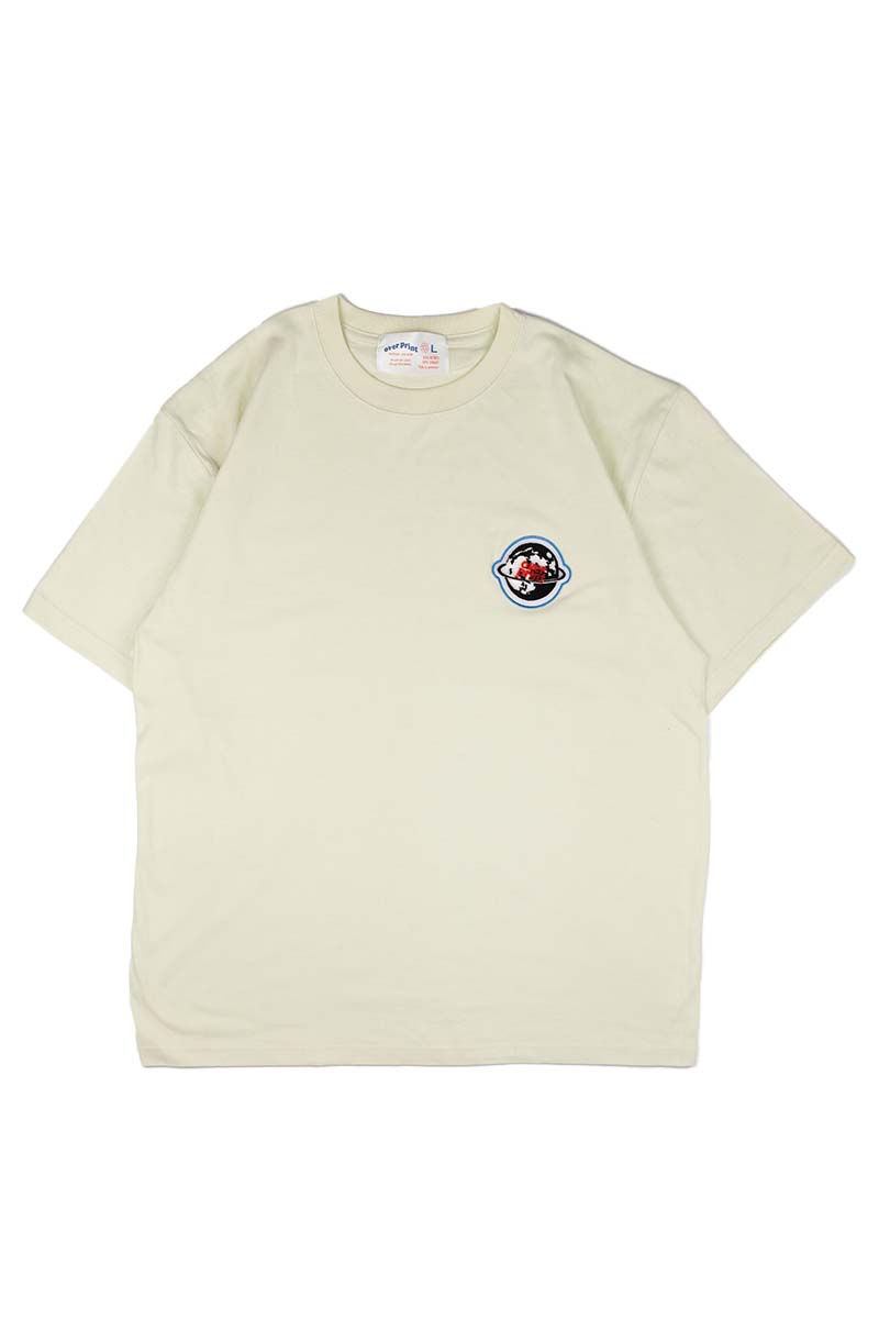 over print(オーバープリント) Velbed emblem Tee (light mint)