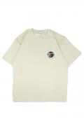 over print(オーバープリント) Velbed emblem Tee (light mint)