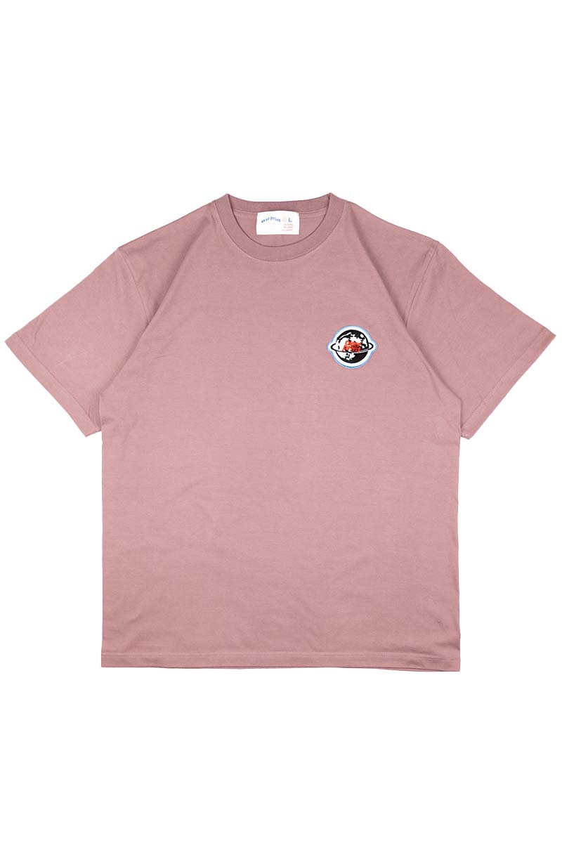 over print(オーバープリント) Velbed emblem Tee (azuki)