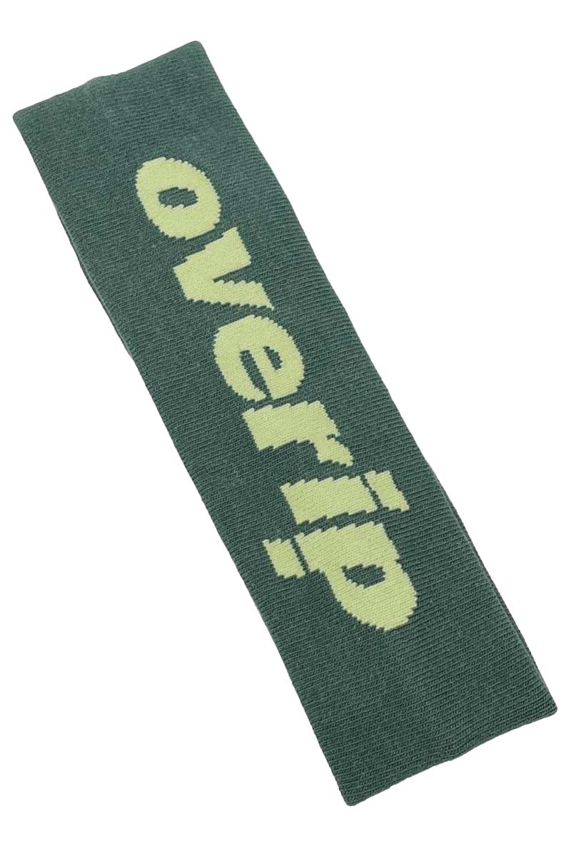 over print(オーバープリント) hair band green