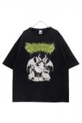 Gluttonous Slaughter (グラトナス・スローター) Infernal Cat T-shirt Green 地獄猫