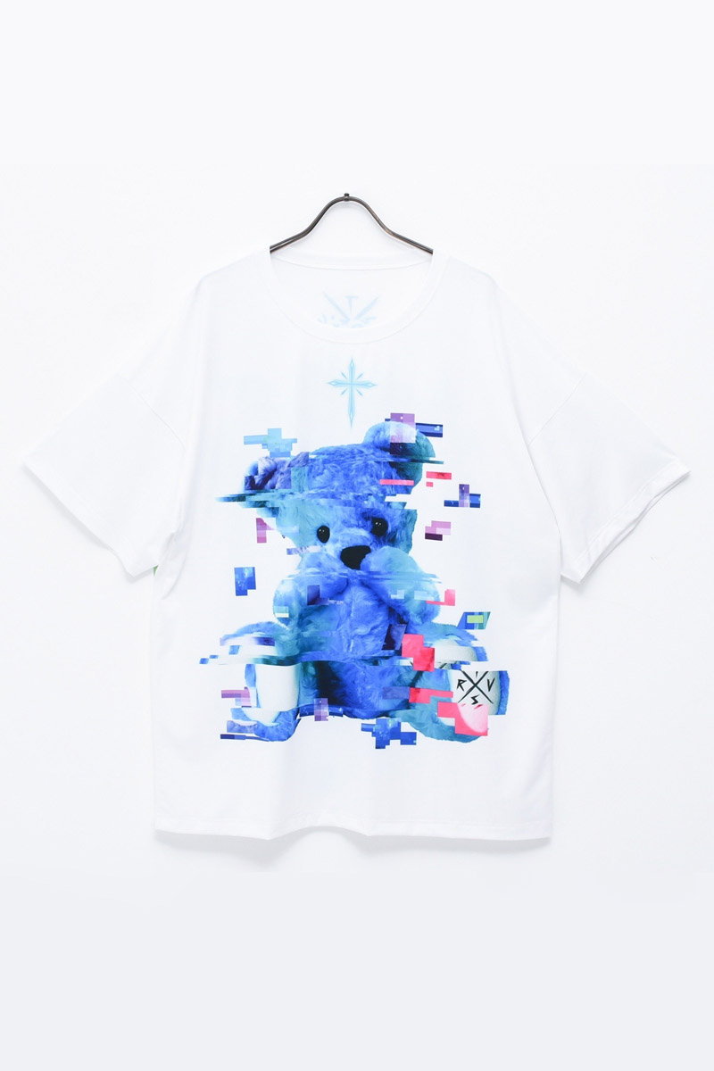 送料無料 TRAVAS TOKYO クラウンベアラウンドビッグTシャツ ホワイト