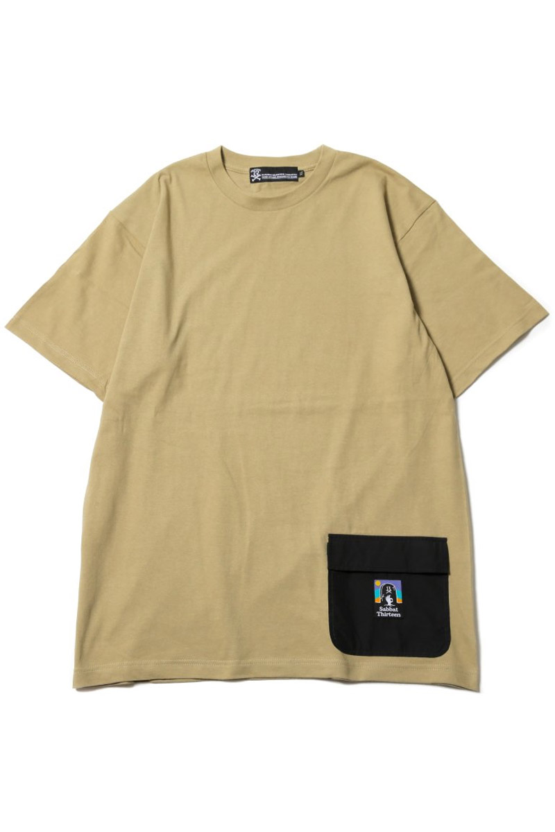 SABBAT13(サバトサーティーン) OUT GRAVE POCKET T (BG)