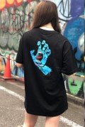 SANTA CRUZ SCREAMING HAND S/S REGULAR T-SHIRT BLACK