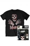 MISFITS UNISEX TEE: HANDS (RETAIL PACK)